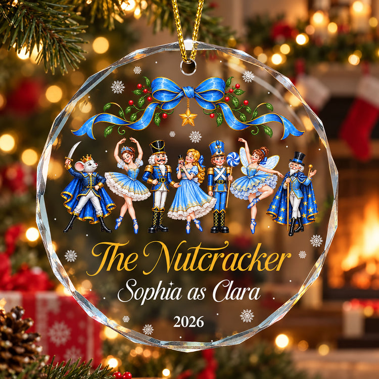 The Nutcracker Custom Name And Character Gift For Ballet Girl - Personalized Ornament 3