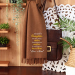 The Only Thing Better Than Being Your Mother Is Watching You Be A Mom - Personalized Embroidered Scarf 2