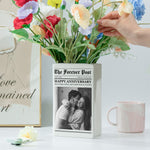 The Story Of Us - Newspaper Upload Couple Photo, Anniversary Gifts, Wedding Gift - Personalized Vase 7