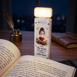The World Belongs To Those Who Read - Gift For Book Lovers, Bookworm - Personalized Reading Lamp 2