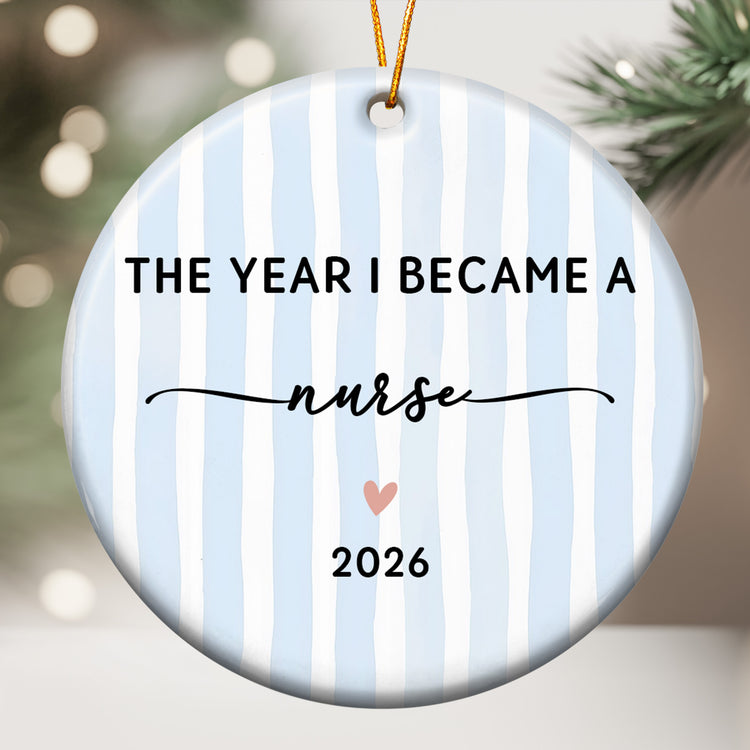 The Year I Became Milestone Keepsake For Graduation - Personalized Ornament 2