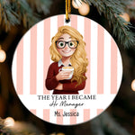 The Year I Became - Personalized Ornament 2