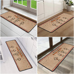 There's No Place Like Grandma & Grandpa'S Doodle - Personalized Runner Rug 6