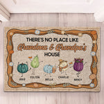 There's No Place Like Grandma & Grandpa's House Autumn - Personalized Doormat 2