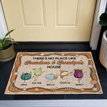 There's No Place Like Grandma & Grandpa's House Autumn - Personalized Doormat 3
