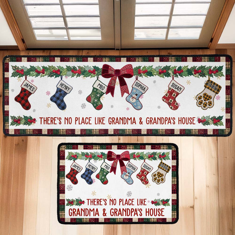 There's No Place Like Grandma & Grandpa's House - Personalized Runner Rug 8