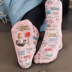 These Are My Reading Socks - Book Lovers Affirmations - Personalized Socks 6