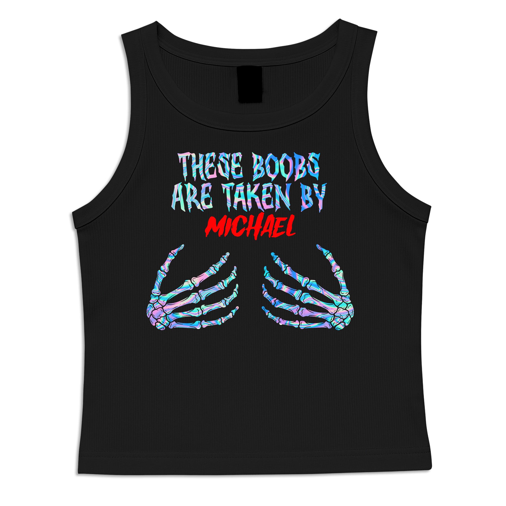 These B00Bs Are Taken Naughty Gifts For Wife - Custom Tank Top 3