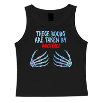 These B00Bs Are Taken Naughty Gifts For Wife - Custom Tank Top 3
