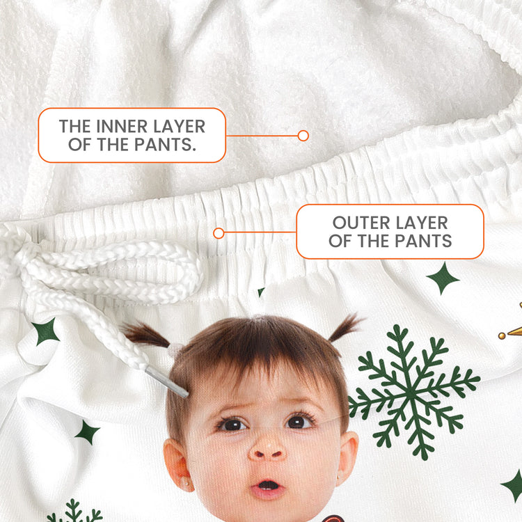This Grandma Belongs To Custom Photo Christmas Gifts - Personalized Lounge Pants 7