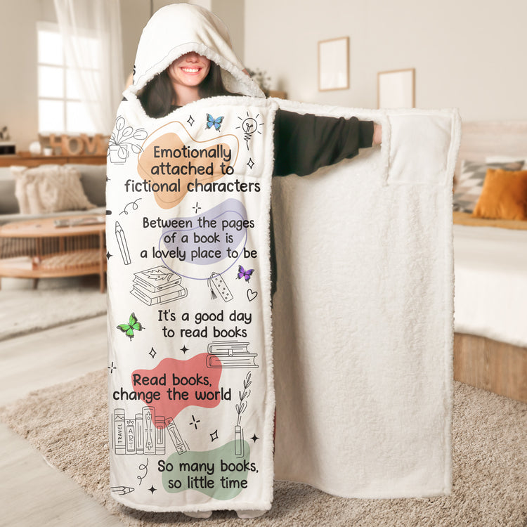 This Is My Reading Blanket Custom Name & Birth Flower For Her, Daughter, Friends, Sisters - Personalized Blanket Hoodie 4