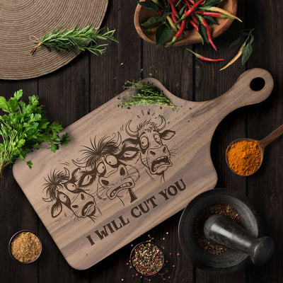 This Is Where I Murder Vegetables - Personalized Cutting Board