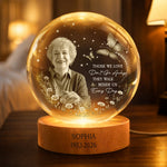Those We Love Don't Go Aways Custom Photo Memorial Gifts - Personalized Night Light 1