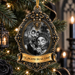 Til Death Do Us Part Gothic Christmas Style - Personalized Ornament 1