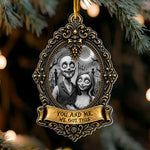 Til Death Do Us Part Gothic Christmas Style - Personalized Ornament 3