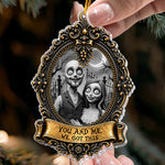 Til Death Do Us Part Gothic Christmas Style - Personalized Ornament 4