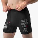 To Do List Funny Adult Naughty Gifts For Him - Upload Spicy Photo - Personalized Boxer 3