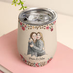 To My Badass Daughter This Is Your Reminder Custom Photo - Personalized Wine Tumbler 4