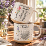 To My Daughter From Mom, Dad - Sentimental Gift, Keepsake Gift - Personalized Mug 1