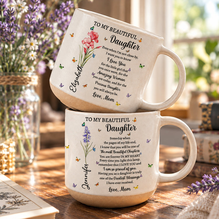 To My Daughter From Mom, Dad - Sentimental Gift, Keepsake Gift - Personalized Mug 1