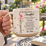 To My Daughter From Mom, Dad - Sentimental Gift, Keepsake Gift - Personalized Mug 2