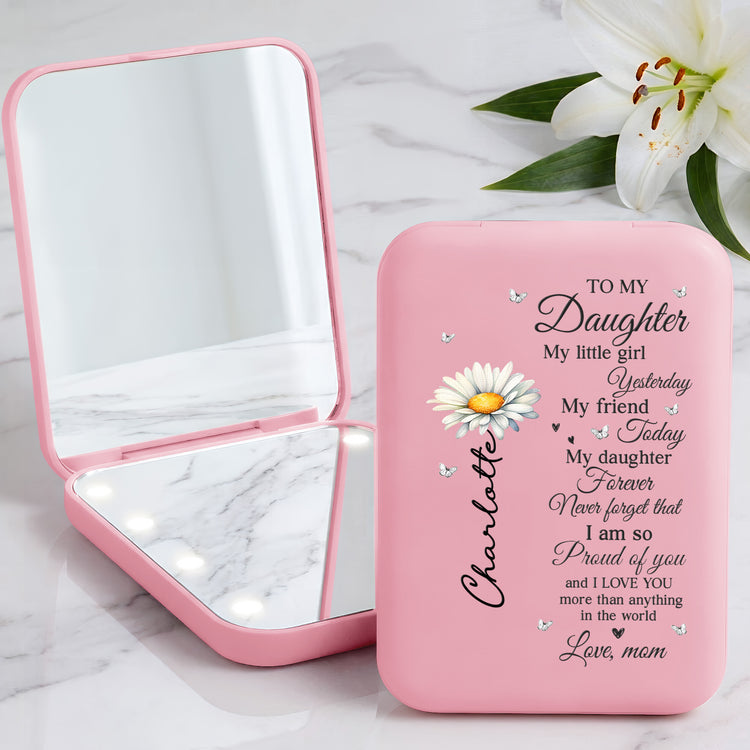To My Daughter I Love You Birthday Gift For Her - Personalized Mirror 1