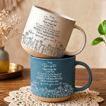 To My Daughter, Never Forget I Love You Line Birth Flower - Personalized Mug 1