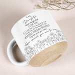 To My Daughter, Never Forget I Love You Line Birth Flower - Personalized Mug 5