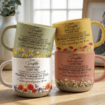 To My Daughter, Never Forget I Love You - Personalized Mug 2