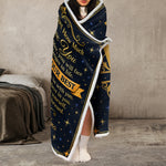 To My Grandson Never Forget How Much I Love You - Personalized Blanket 3