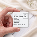 Travel Ticket Boarding Pass - Personalized Magnet 4