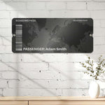 Travel Ticket Memories - Personalized Magnet Board 5