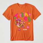 Turkin' 9-5 - Cowgirl Turkey Thanksgiving, Western Country - Personalized Shirt 7