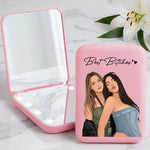 Turn Friendship Photo Into Art - LED Travel - Personalized Mirror 3
