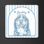 Turn Pet Photo Into Art - Gifts For Dog Lovers, Cat Lovers - Vintage Frame - Personalized Magnet 2