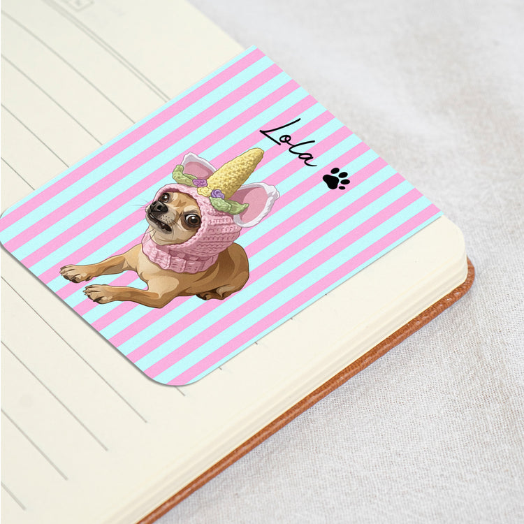 Turn Pet's Photo Into Artwork - For Dog Mom, Cat Mom - Personalized Bookmark 6