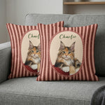Turn Pet's Photo Into Artwork - For Dog Mom, Cat Mom Woven - Personalized Pillow Cover 2