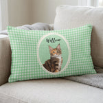 Turn Pet's Photo Into Artwork - For Dog Mom, Cat Mom Woven - Personalized Pillow Cover 5