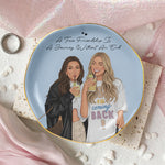 Turn Photo Into Art - Thank You Friendship Gifts For Besties - Personalized Jewelry Dish 7