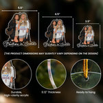 Turn Your Photo Into Art - Besties Forever, Friendship Thank You Gift - Personalized Ornament 4