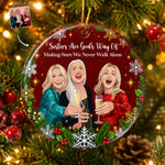 Turn Your Photo Into Art - Thank You Friendship Christmas Gifts - Personalized Ornament 2