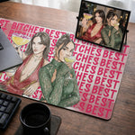 Turn Your Photo Into Watercolor Art, Best B*tches Friendship Gifts - Personalized Desk Mat 2