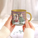 Turn Your Photo Into Watercolor Art - Best B*Tches Friendship Gifts Pottery - Personalized Mug 5