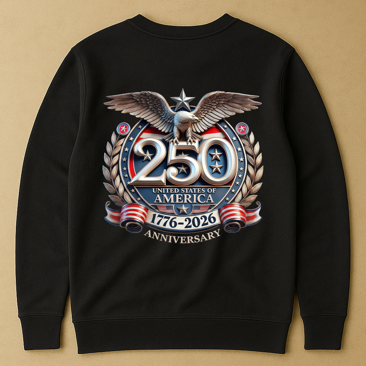 United States 250th Anniversary Silver Eagle - Back Printed Shirt