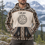 Viking Girl, Viking Woman, Custom Name - Personalized Hoodie 1