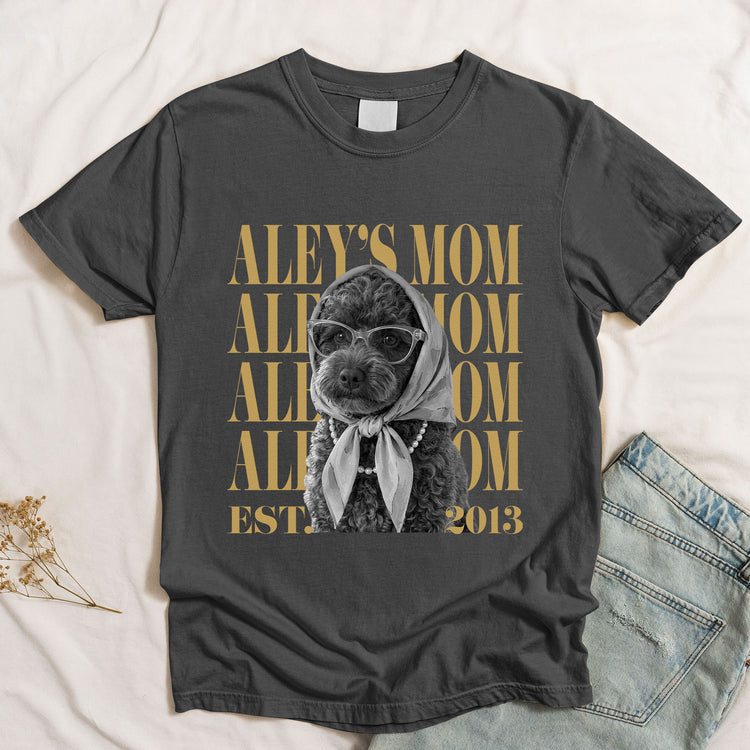 Vintage Style Custom Cute Dog, Cat Photo For Pet Mom, Dad - Personalized Shirt 3