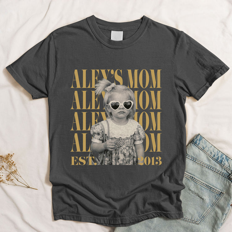 Vintage Style Custom Cute Kid Photo For New Mom, Dad, Grandparents - Personalized Shirt 3