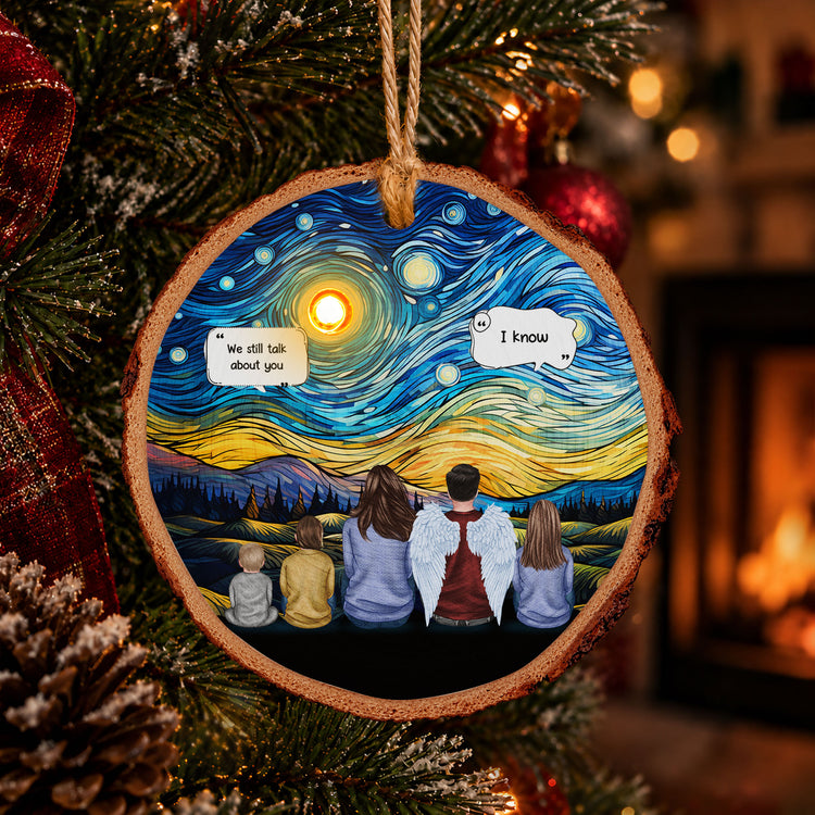 We Miss You I'M Always With You, Family Memorial - Personalized Ornament 1