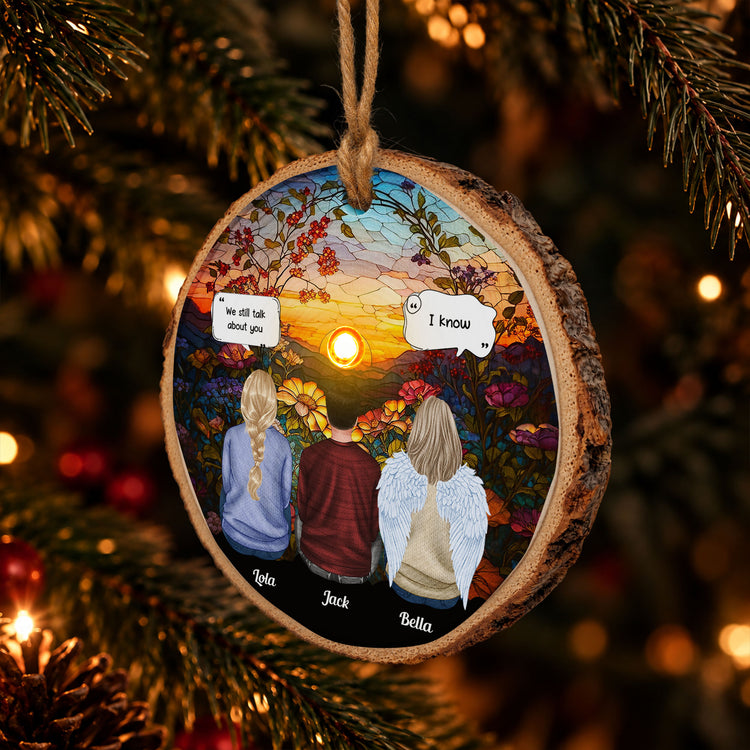 We Miss You I'M Always With You, Family Memorial - Personalized Ornament 2