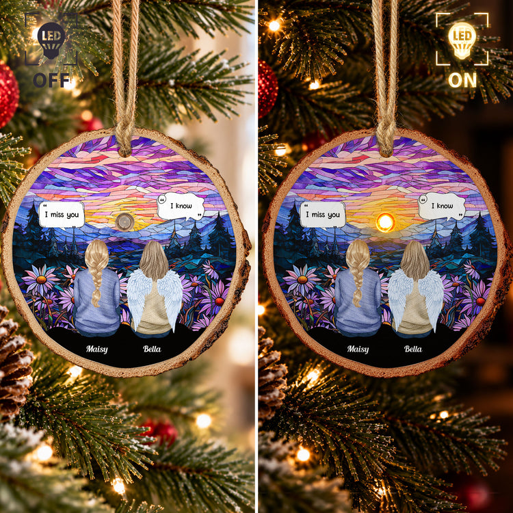 We Miss You I'M Always With You, Family Memorial - Personalized Ornament 4